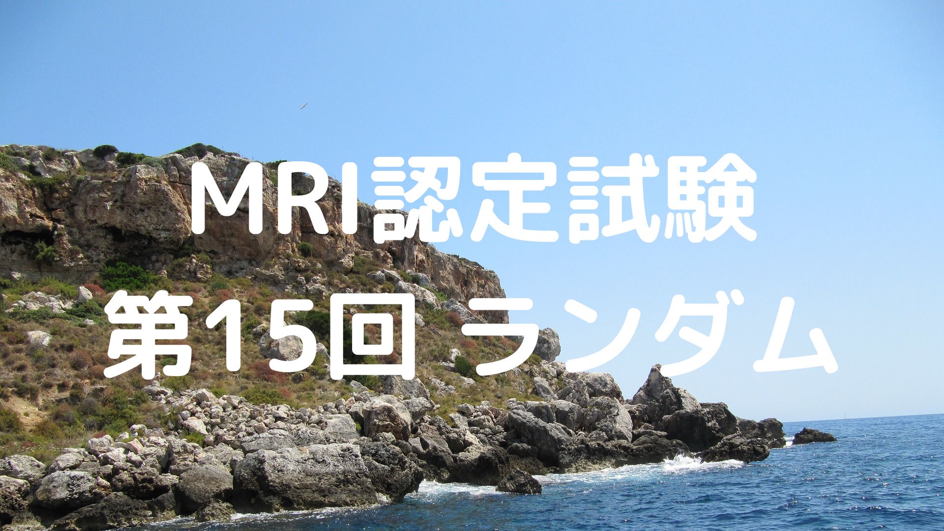 Mri認定 第15回 ランダム ラドライフ